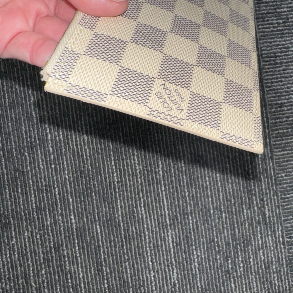 LOUIS VUITTON DAMIER AZUR FELICIE WALLET COIN ZIP - Picture 9 of 10